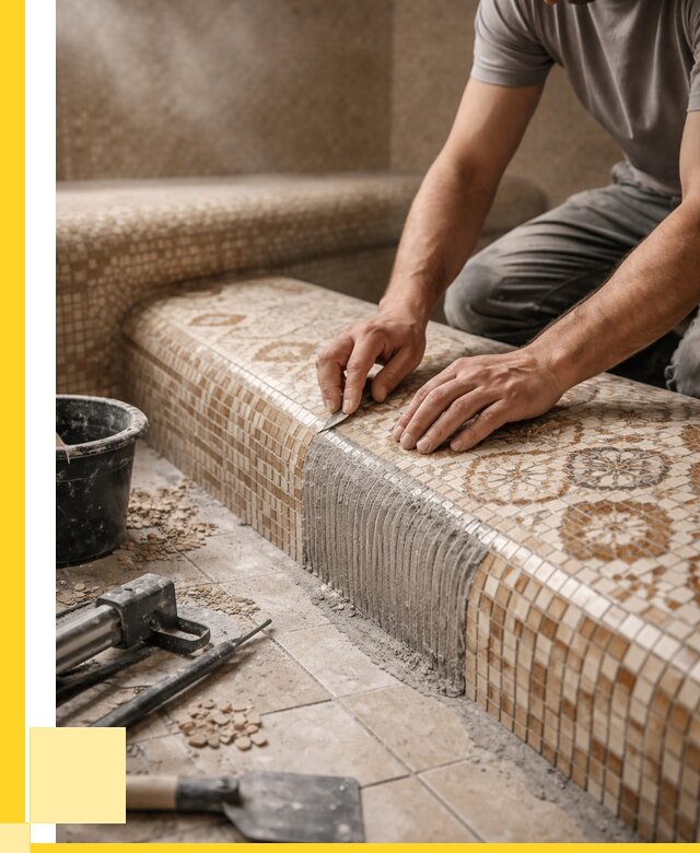 Плитка для хамама под ключ в Королёве от 3639 р. | ЭриданКор